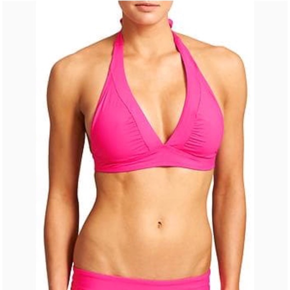 athleta shirrendipity halter bikini top